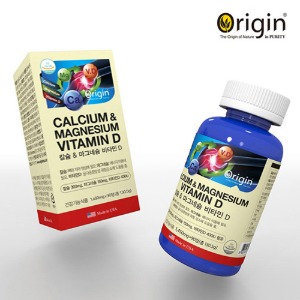 [오리진] 칼슘&amp;마그네슘 비타민D 1,450mg×90정 / 1ea