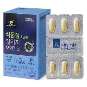 [대상웰라이프] 식물성 초임계 알티지 오메가3 (950 mg x 30캡슐) / 미세조류, 식물성캡슐