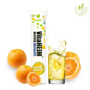 [비타하임]발포멀티비타민 (4,500mg x 20정) 오렌지맛 6개 / 마시는 발포 비타민